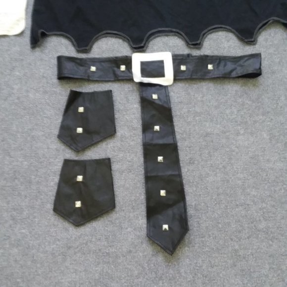 Mens Executioner COSTUME Adult XL Black Robe Hood Set Comic Con Medieval New - Picture 3 of 15